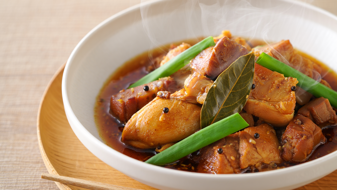Adobo with Pork and Chicken