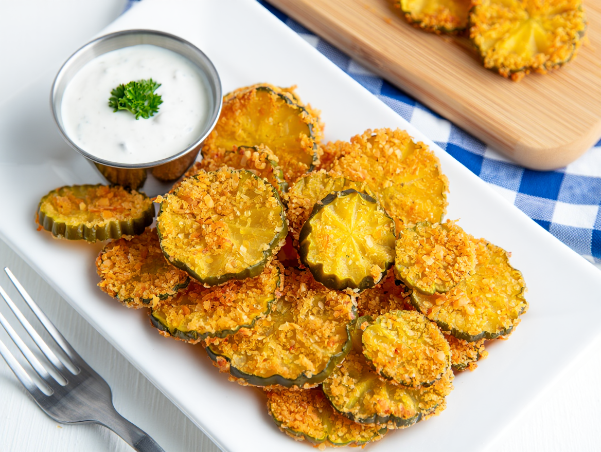 Air-Fried Crispy Jalapeño Slices