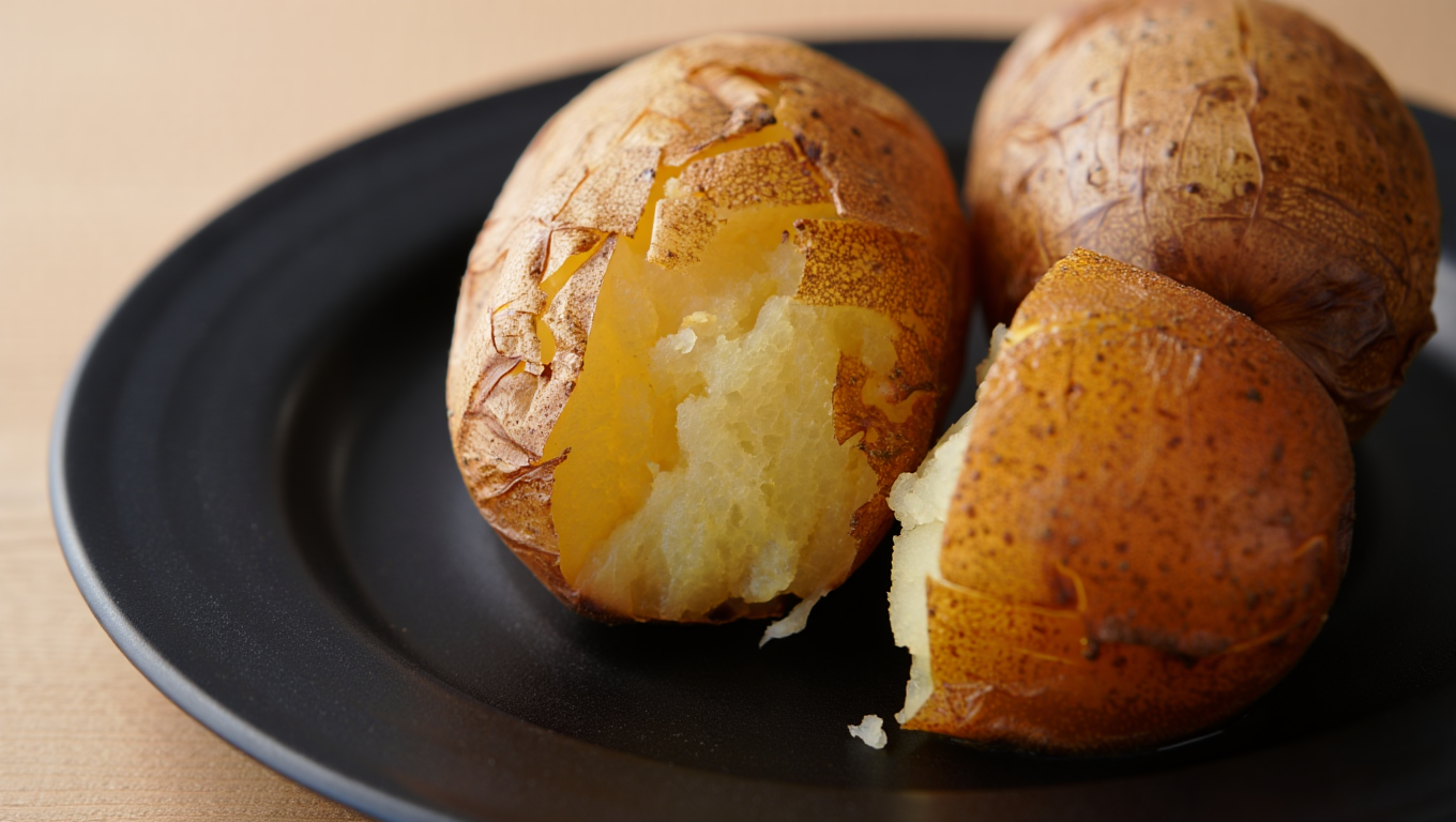 Air Fryer Crispy Baked Potatoes