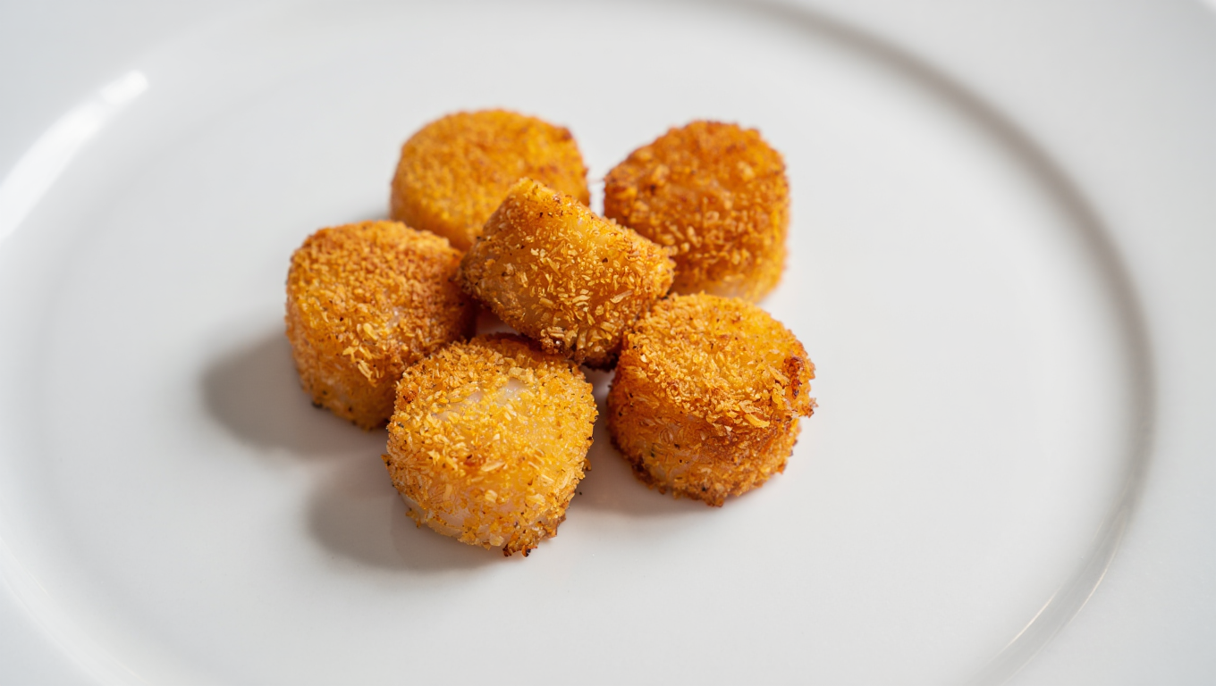 Air Fryer Crispy Breaded Scallops