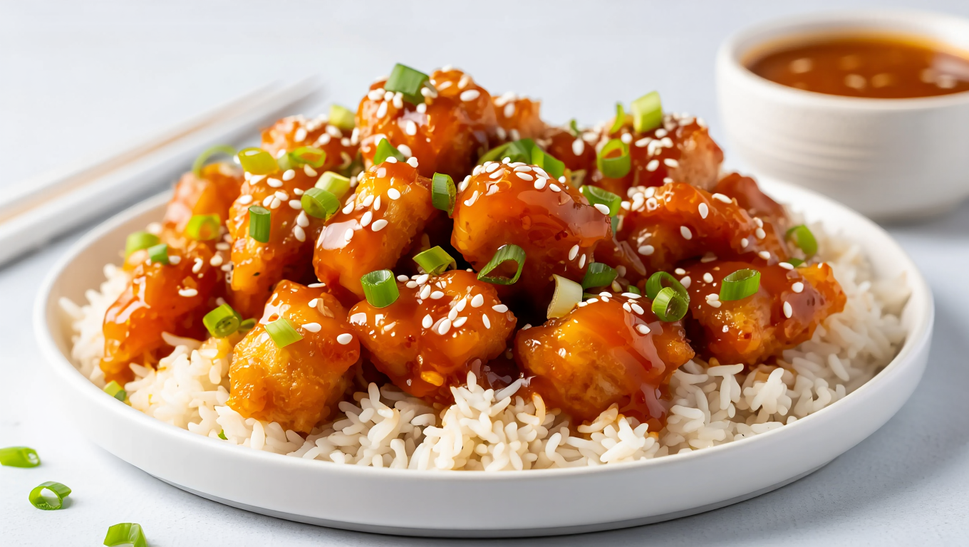 Air Fryer Crispy Orange Chicken