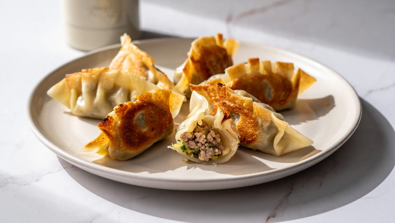 Air Fryer Crispy Pork Potstickers