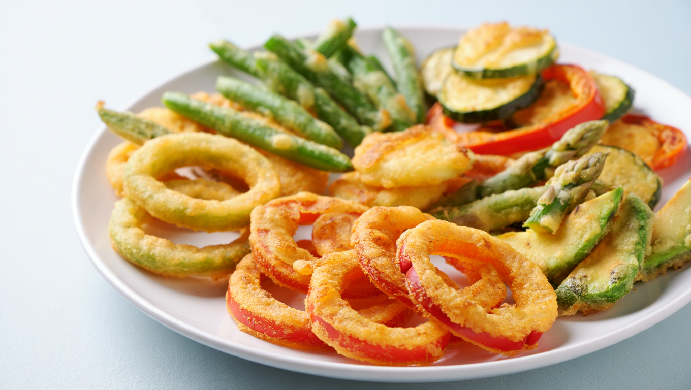 Air Fryer Crispy Tempura Veggies
