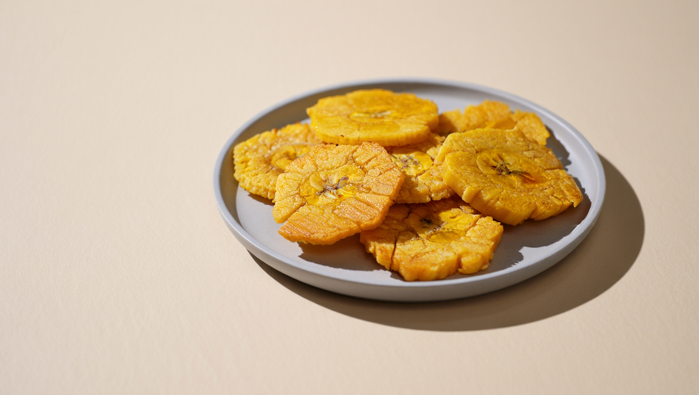 Air Fryer Crispy Tostones with Olive Oil