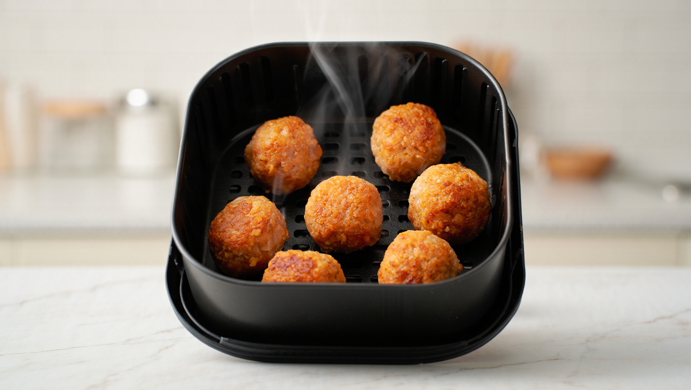Air Fryer Frozen Meatballs