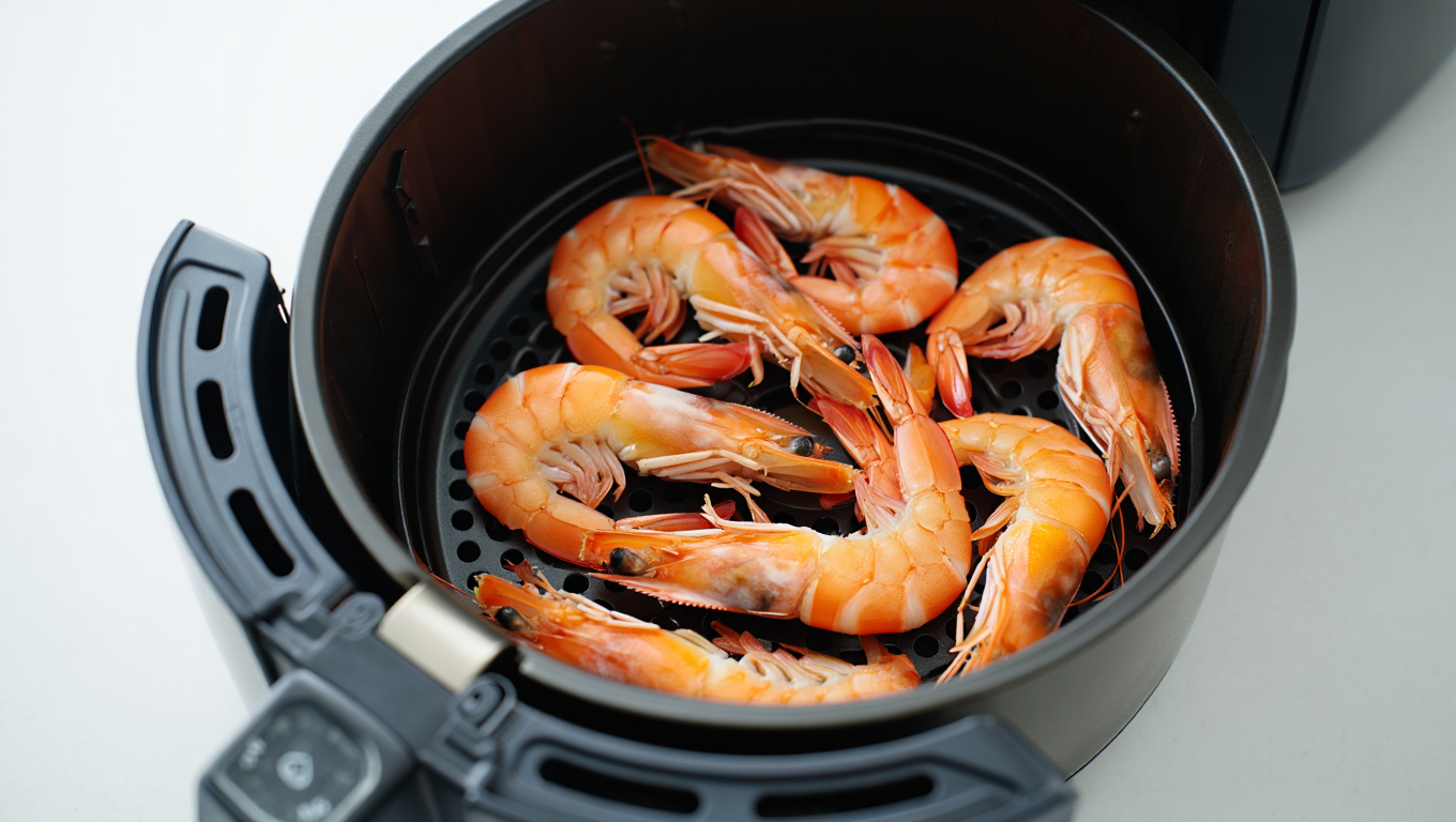 Air Fryer Frozen Peel-and-Eat Shrimp