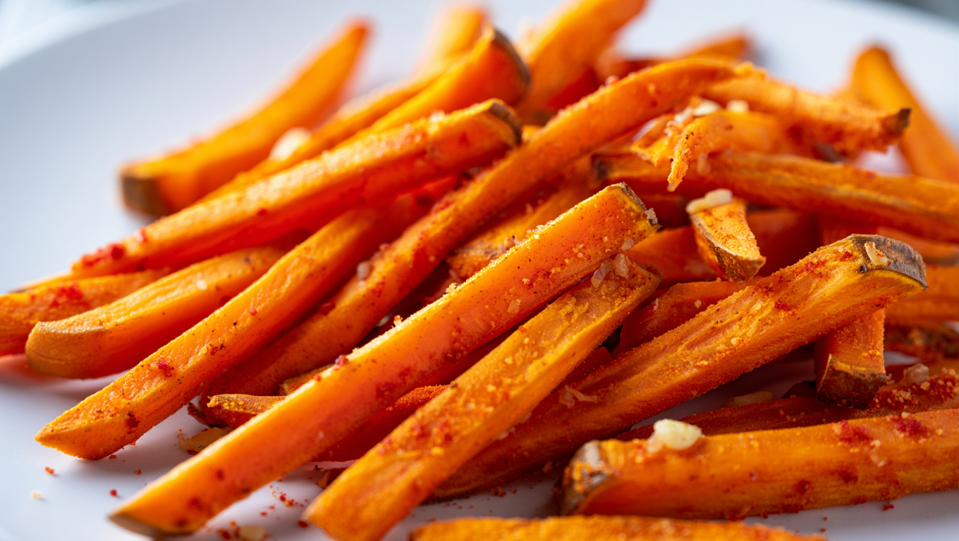 Air Fryer Garlic Paprika Sweet Potato Fries