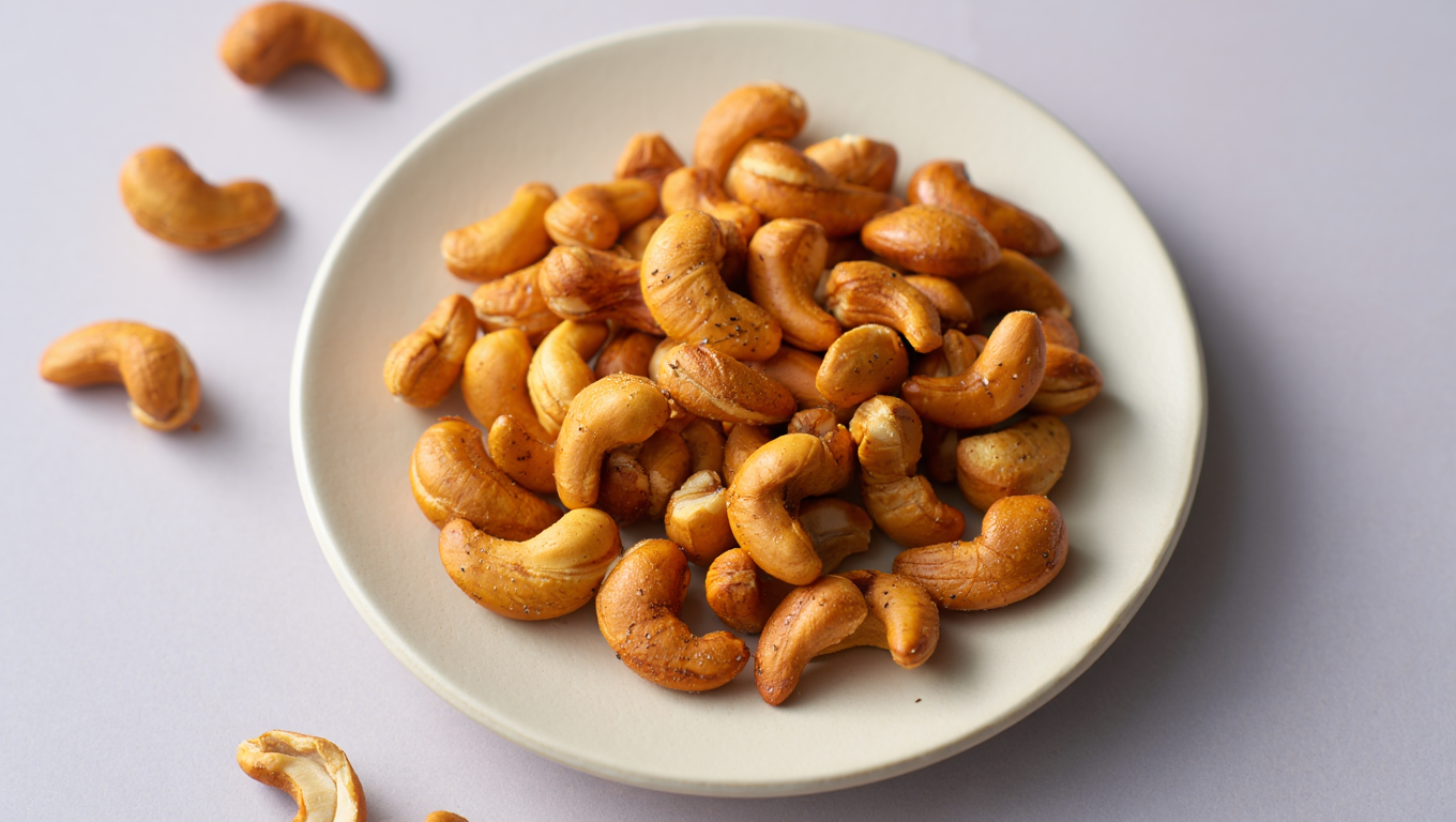 Air Fryer Lemon Pepper Cashews