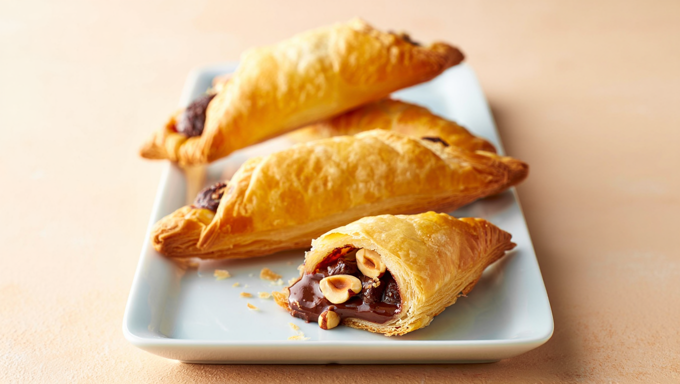 Air Fryer Nutella Puff Pastry Turnovers