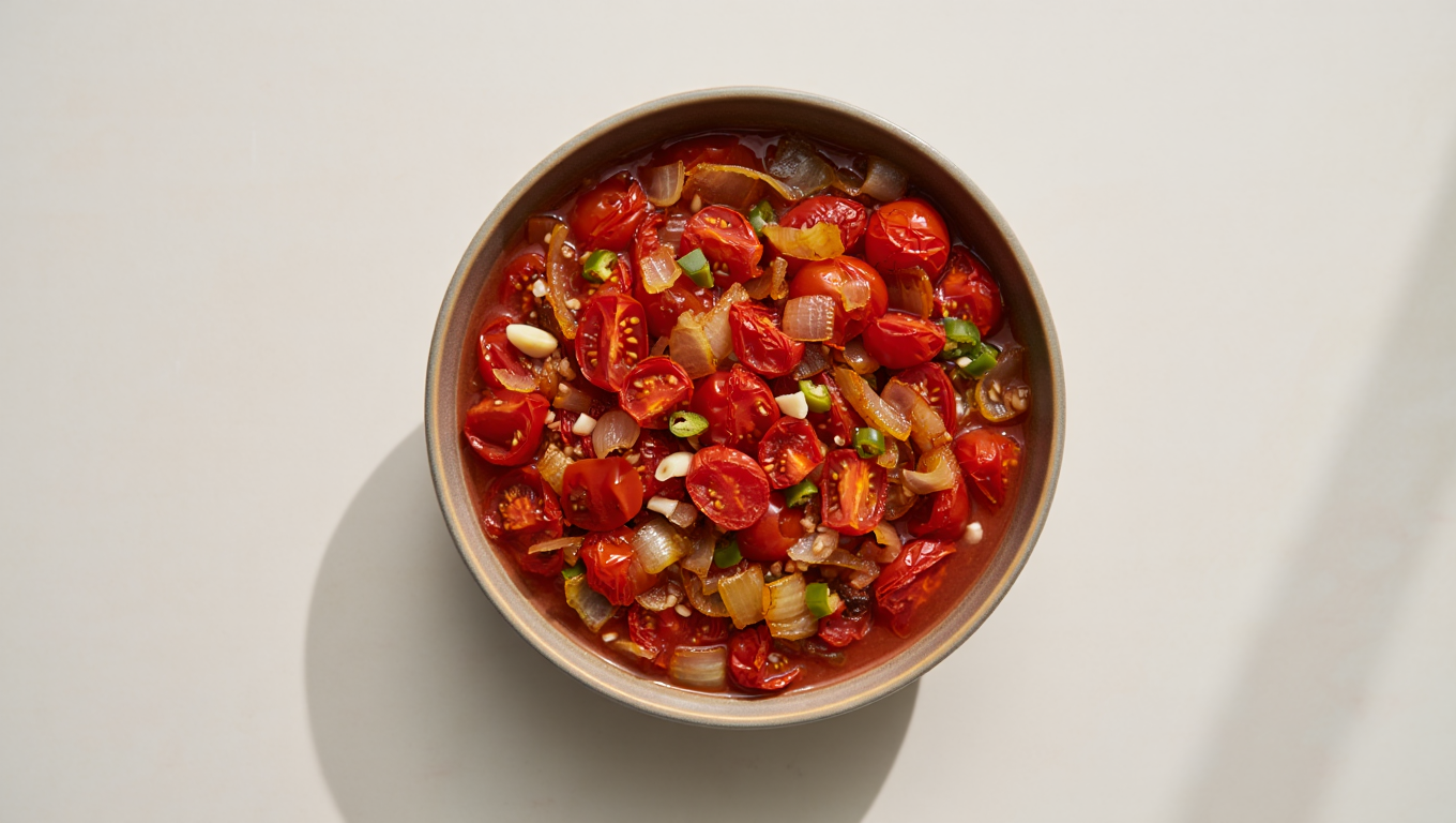 Air Fryer Roasted Tomato Salsa