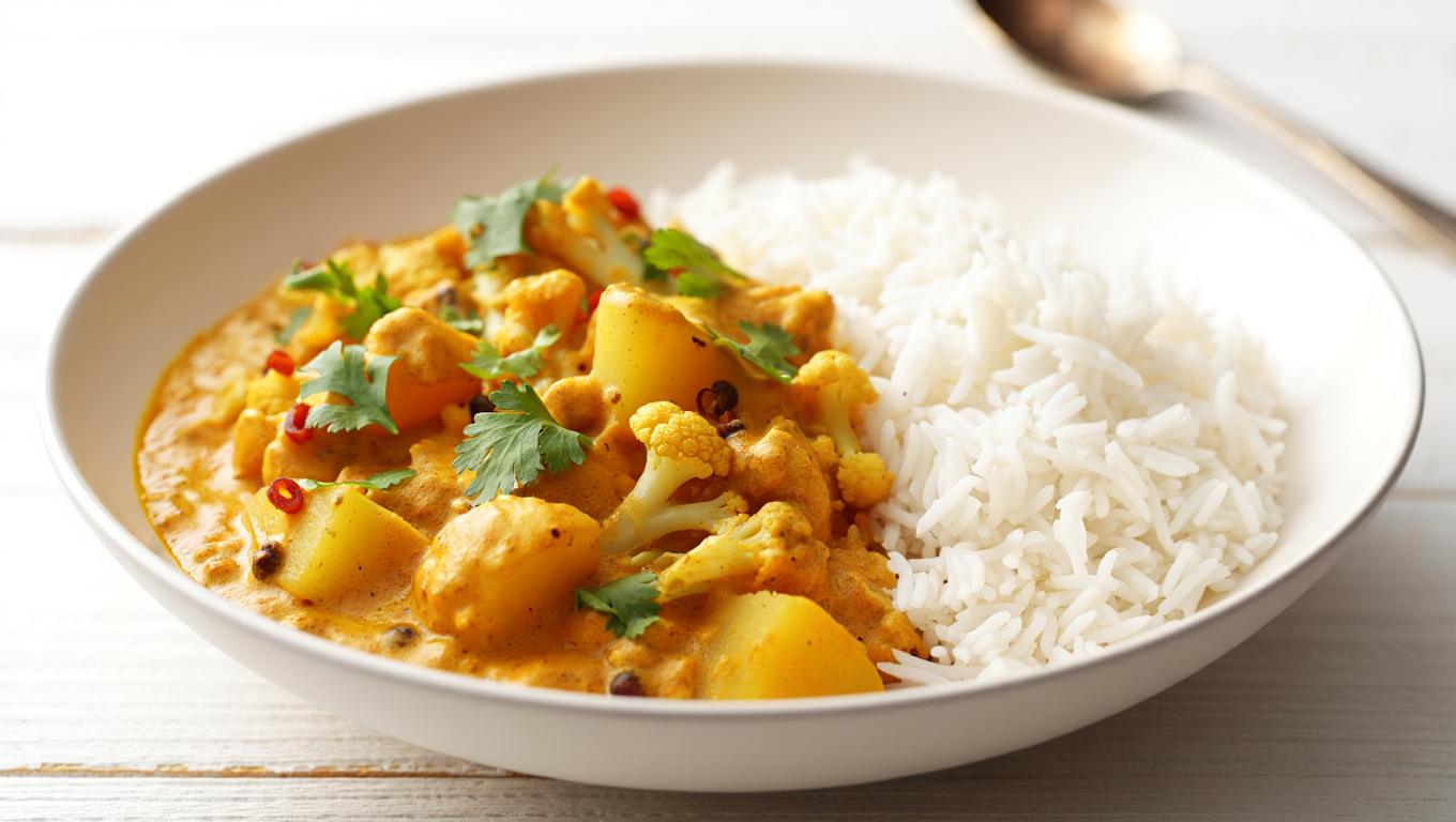 Alicia's Potato and Cauliflower Curry (Aloo Gobi)