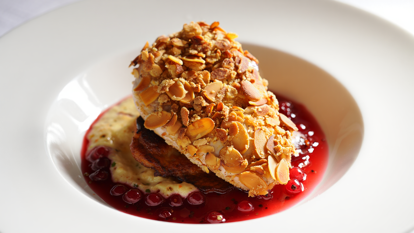 Almond-Crusted Spicy Chicken