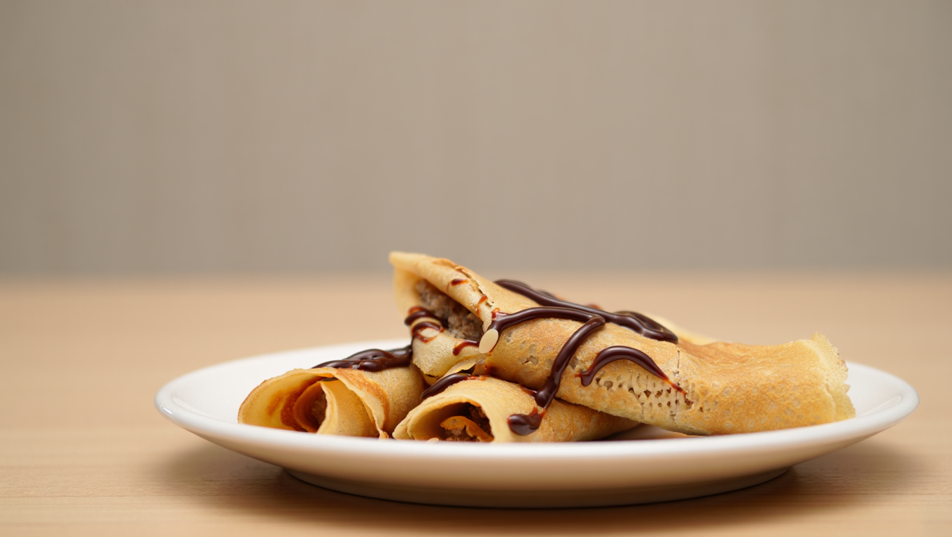 Almond-Filled Hungarian Crepes