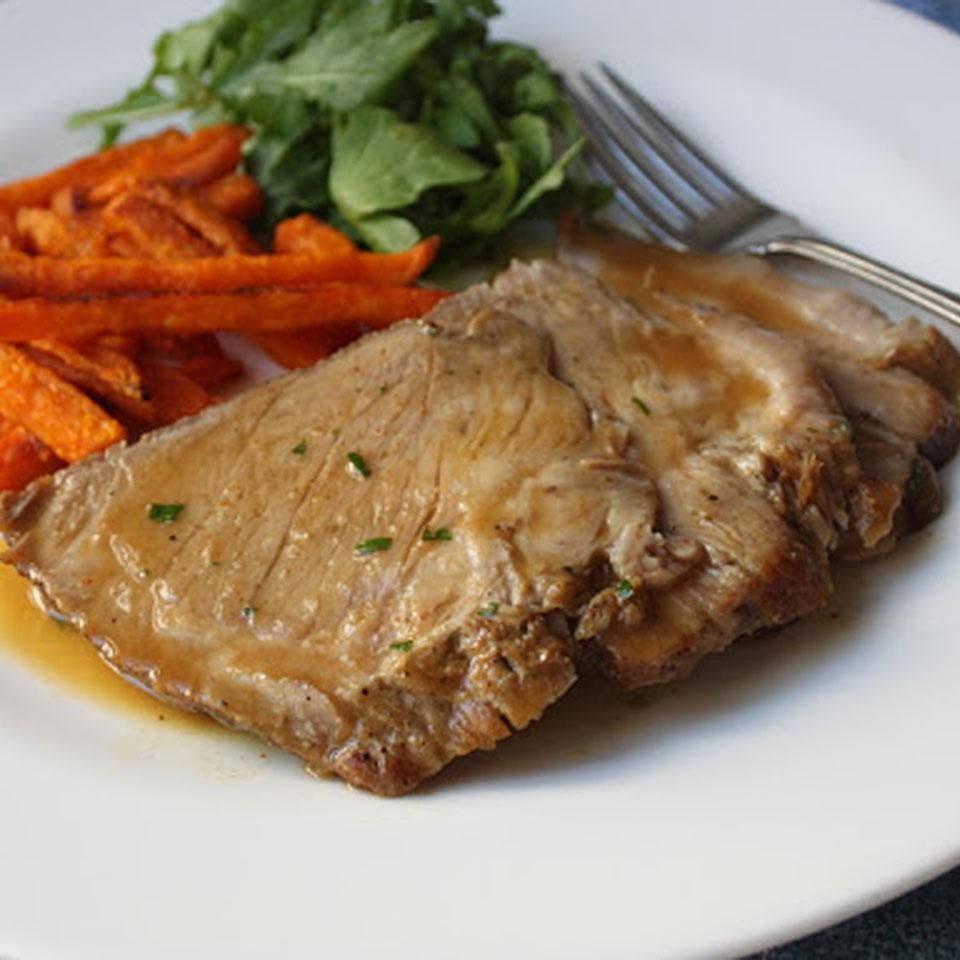 Apple Cider Braised Pork Shoulder