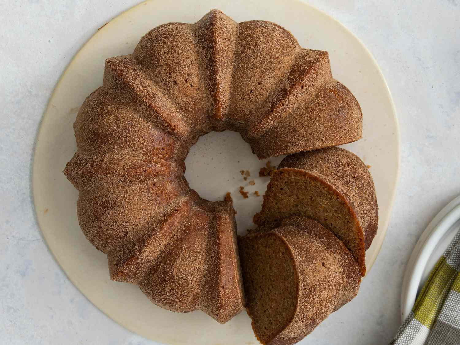 Apple Cider Donut Cake with Apple Butter