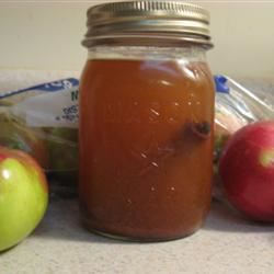 Apple Pie Drink in a Jar