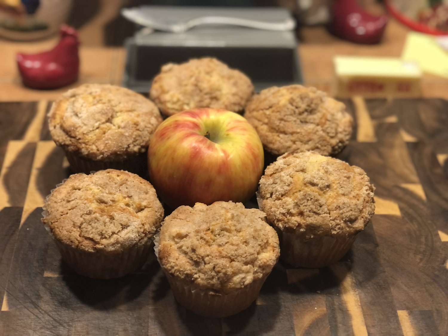 Apple Walnut Jumbo Muffins