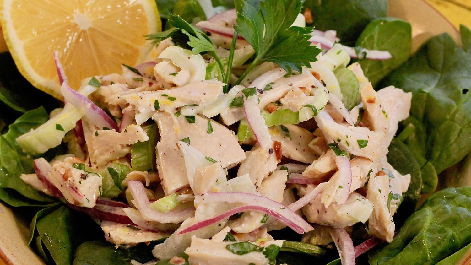 Arugula and Fennel Italian Chicken Salad