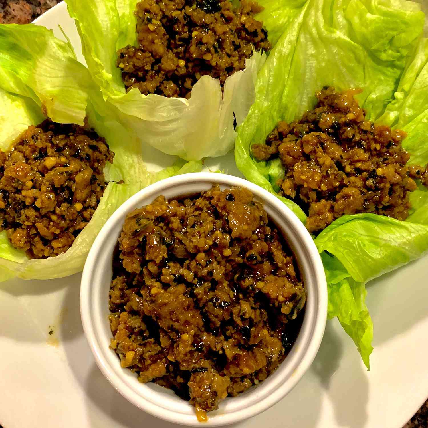 Asian Pork Lettuce Wraps