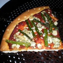 Asparagus and Blue Cheese Pizza