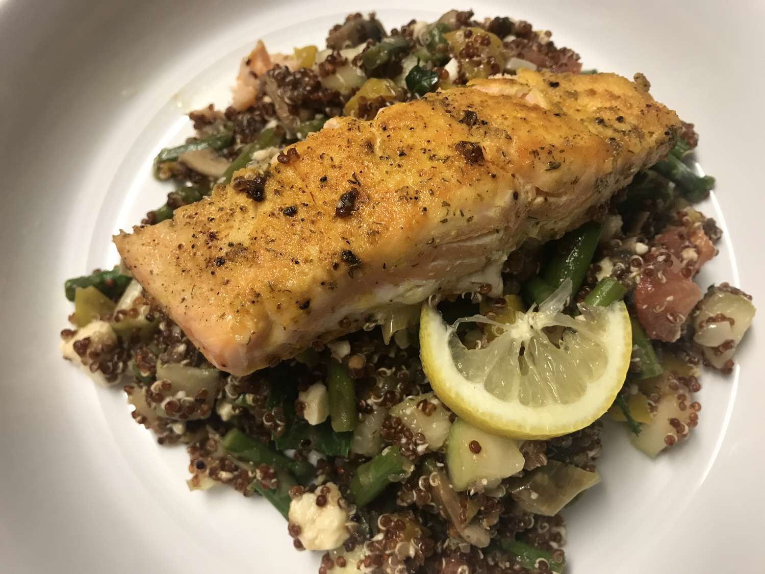 Asparagus Feta Quinoa Salad
