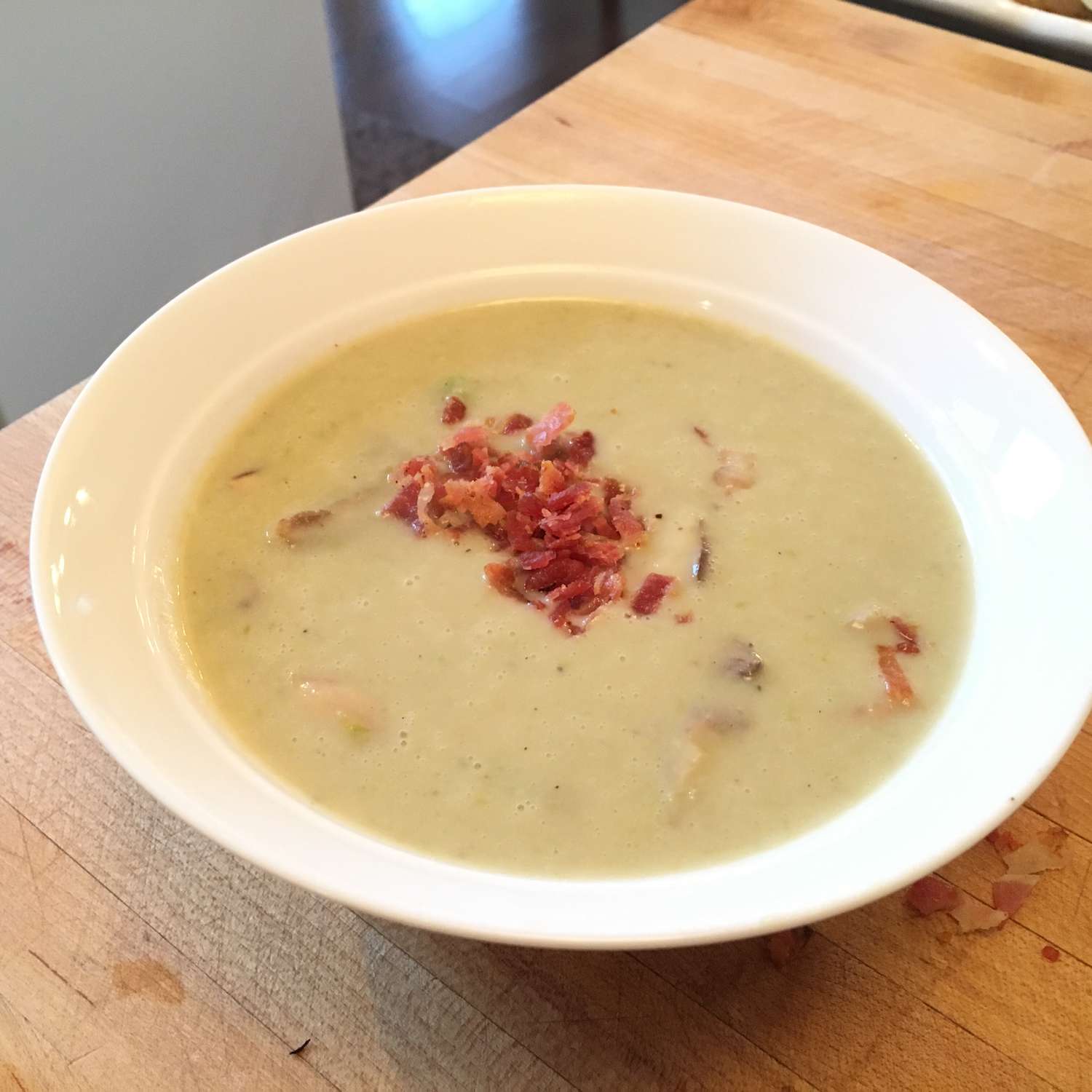 Asparagus Mushroom Cream Soup