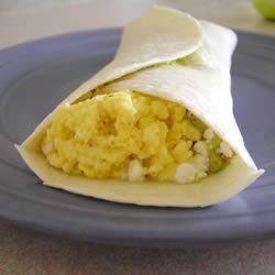 Avocado Egg Breakfast Wrap