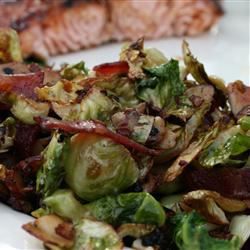 Bacon and Almond Brussels Sprouts