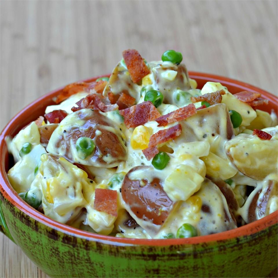 Bacon and Eggs Creamy Potato Salad
