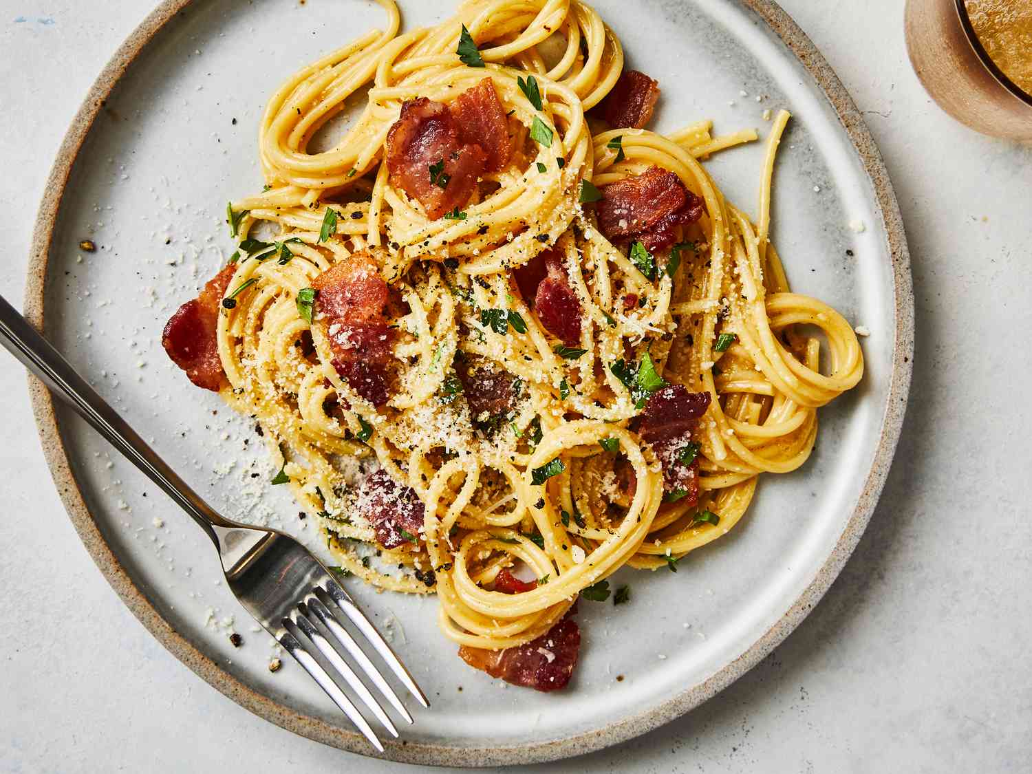 Bacon Carbonara Spaghetti