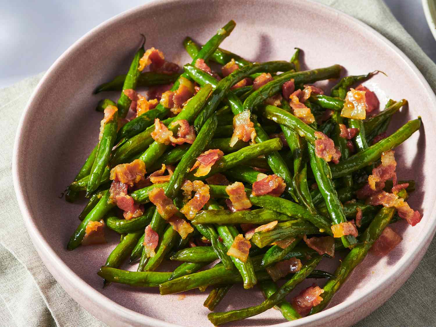 Bacon-Infused Green Beans
