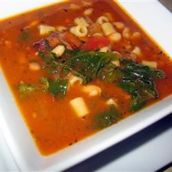 Bacon Pasta Fagioli Soup