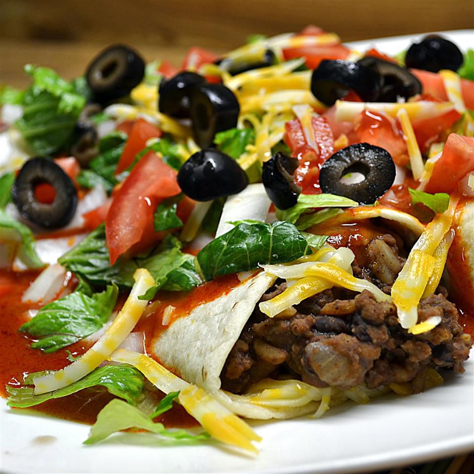 Baked Beef Burrito