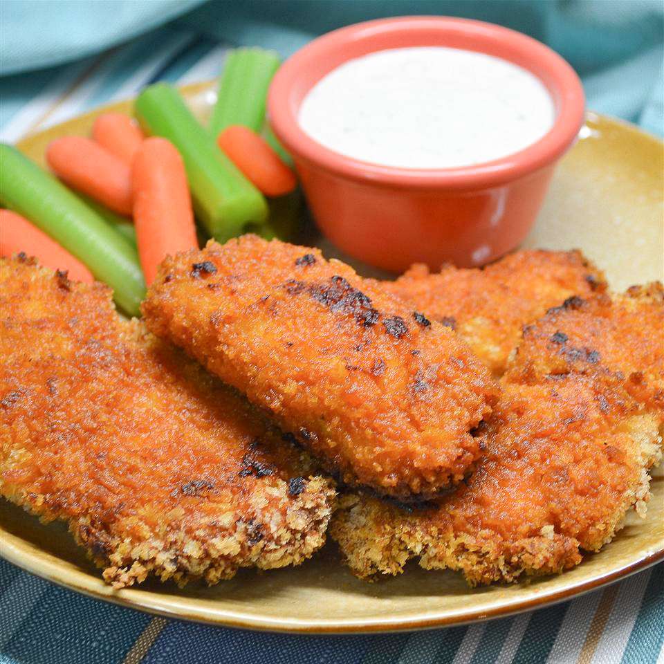 Baked Buffalo Chicken Fingers