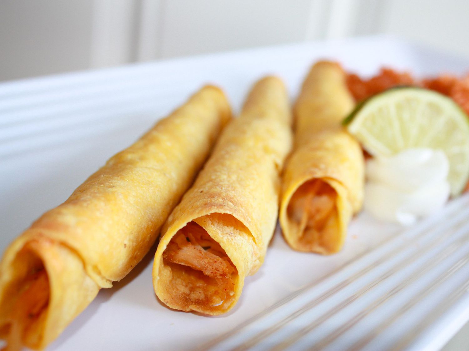 Baked Chicken Taquitos
