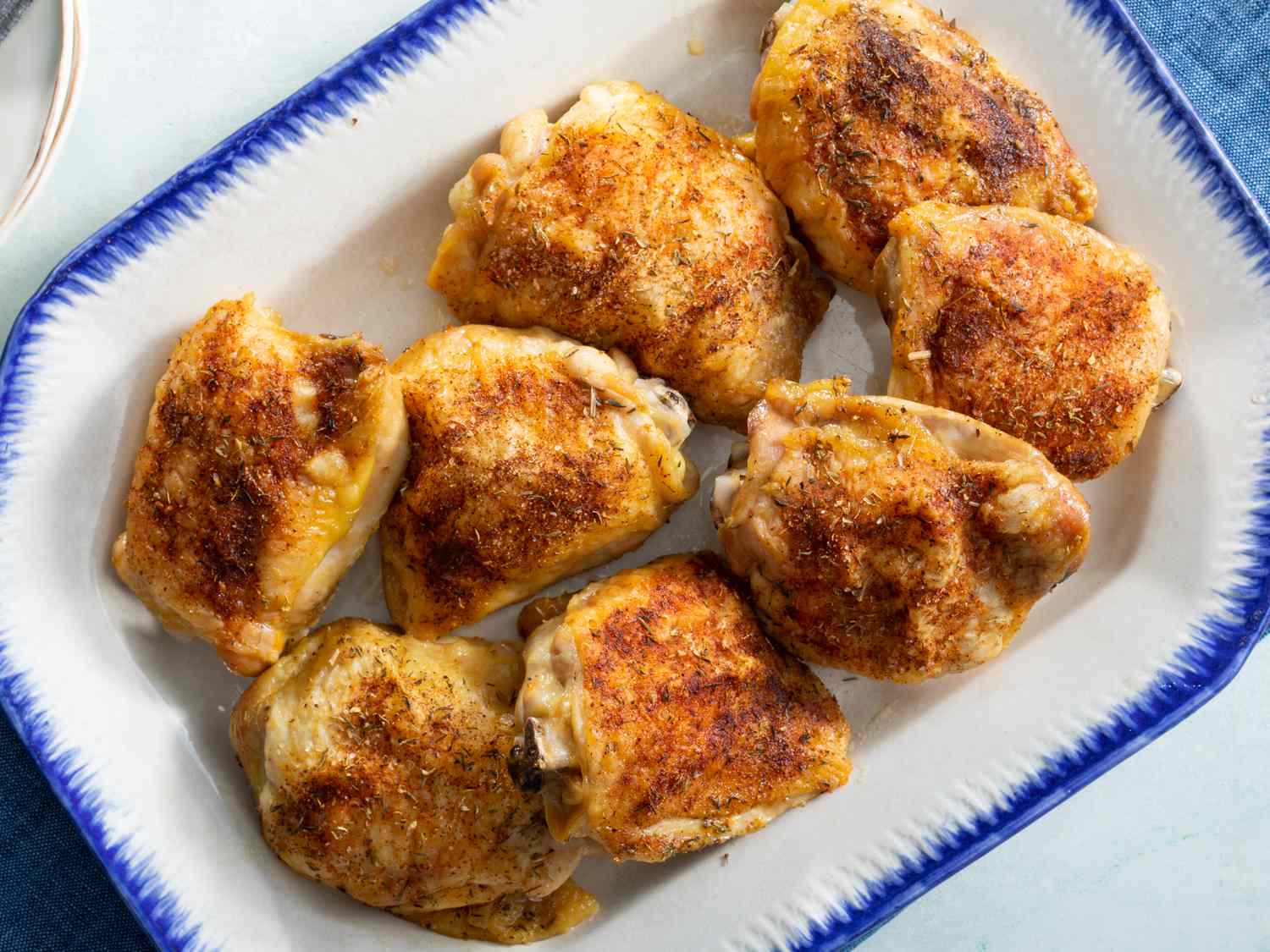 Baked Crispy Chicken Thighs