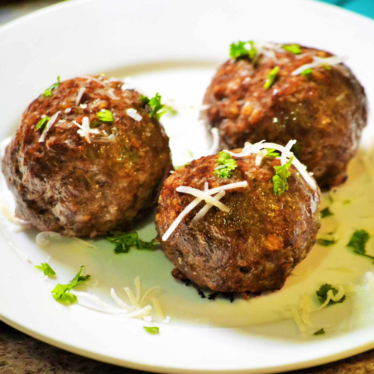 Baked Italian Meatballs