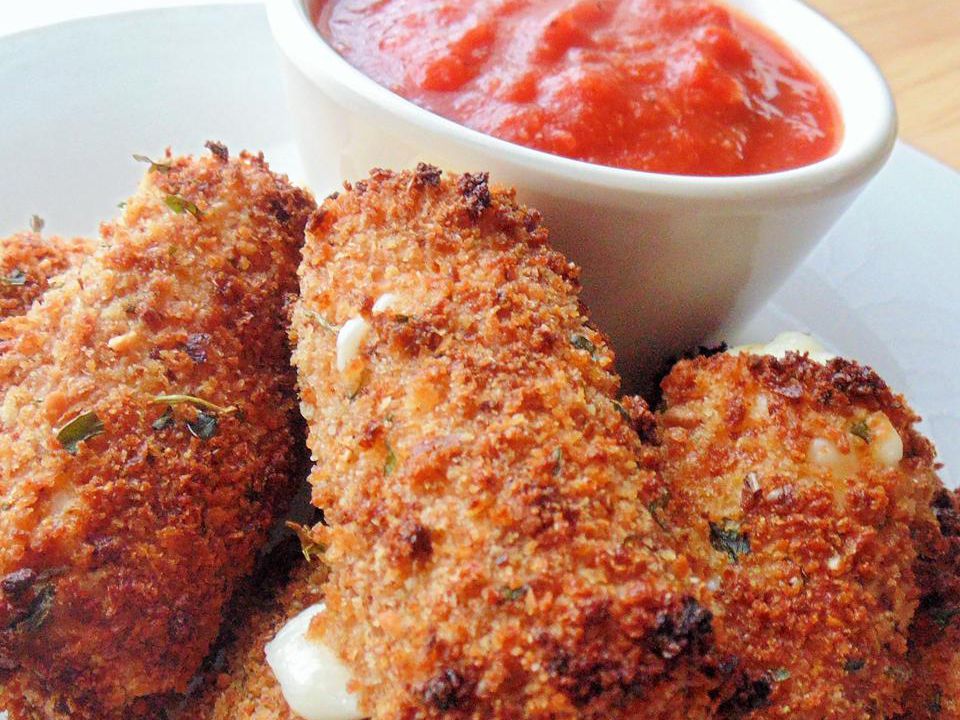 Baked Mozzarella Sticks