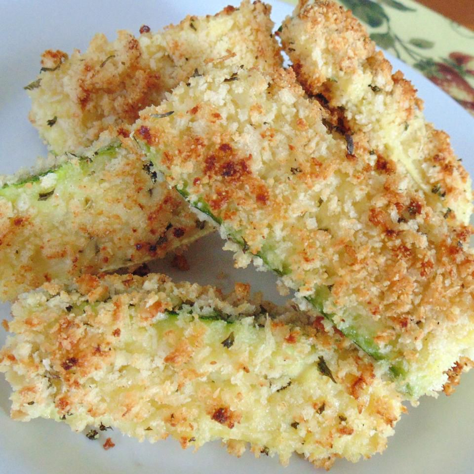 Baked Panko-Crusted Zucchini Fries