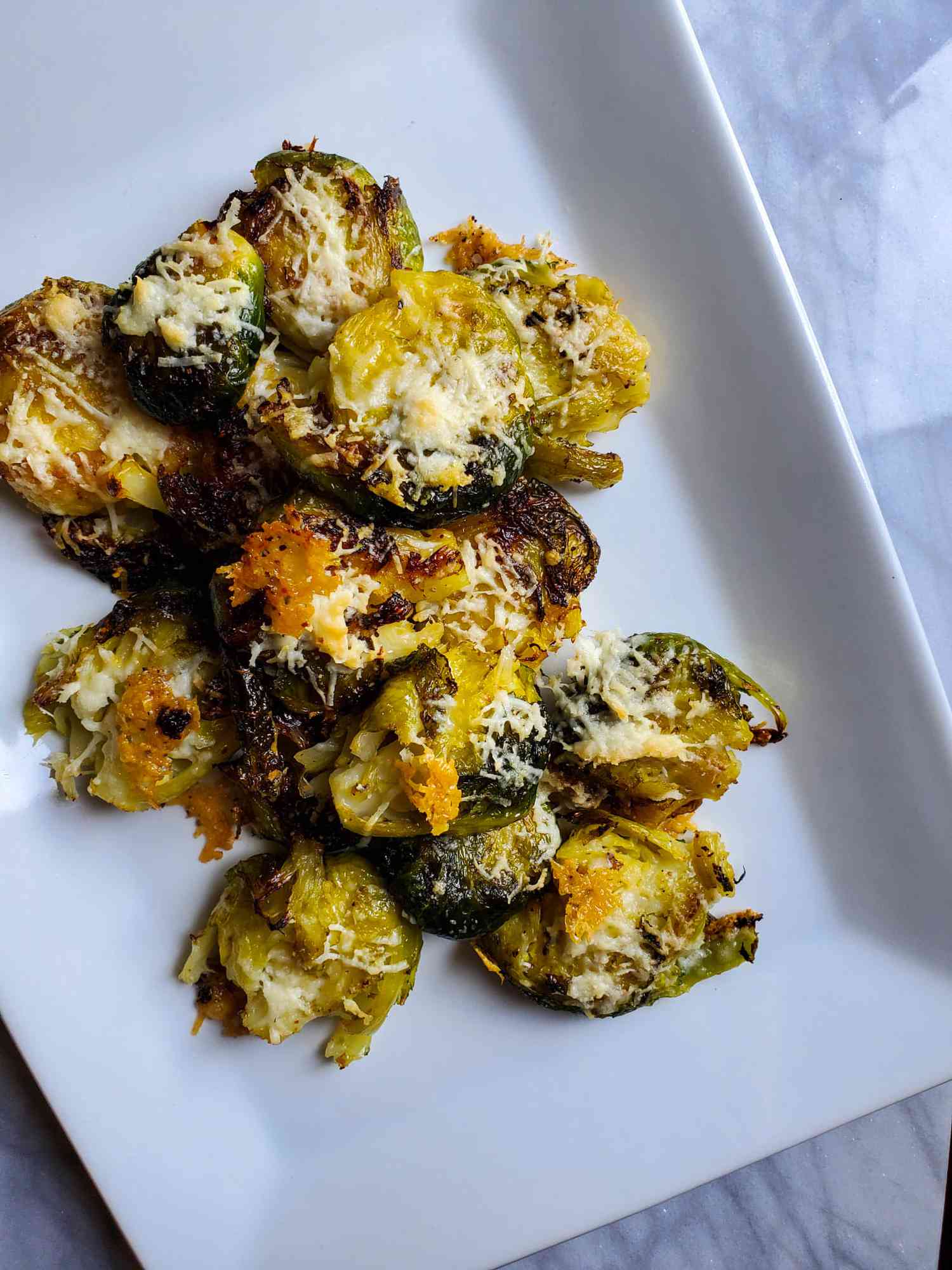 Baked Smashed Brussels Sprouts