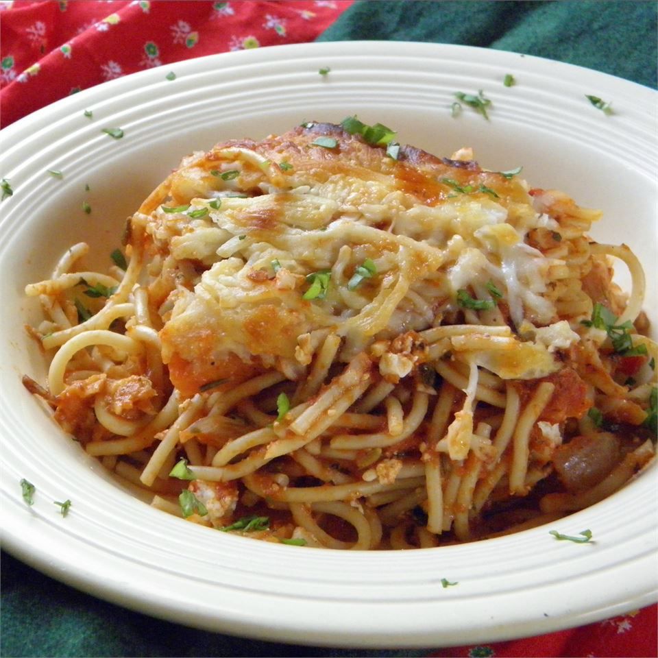 Baked Spaghetti Lasagna