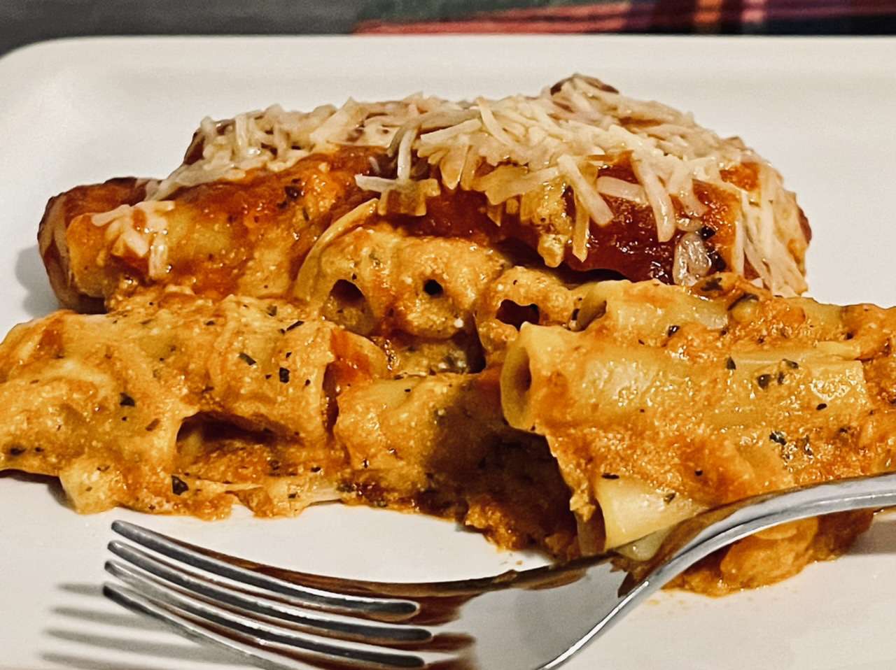 Baked Ziti without Meat