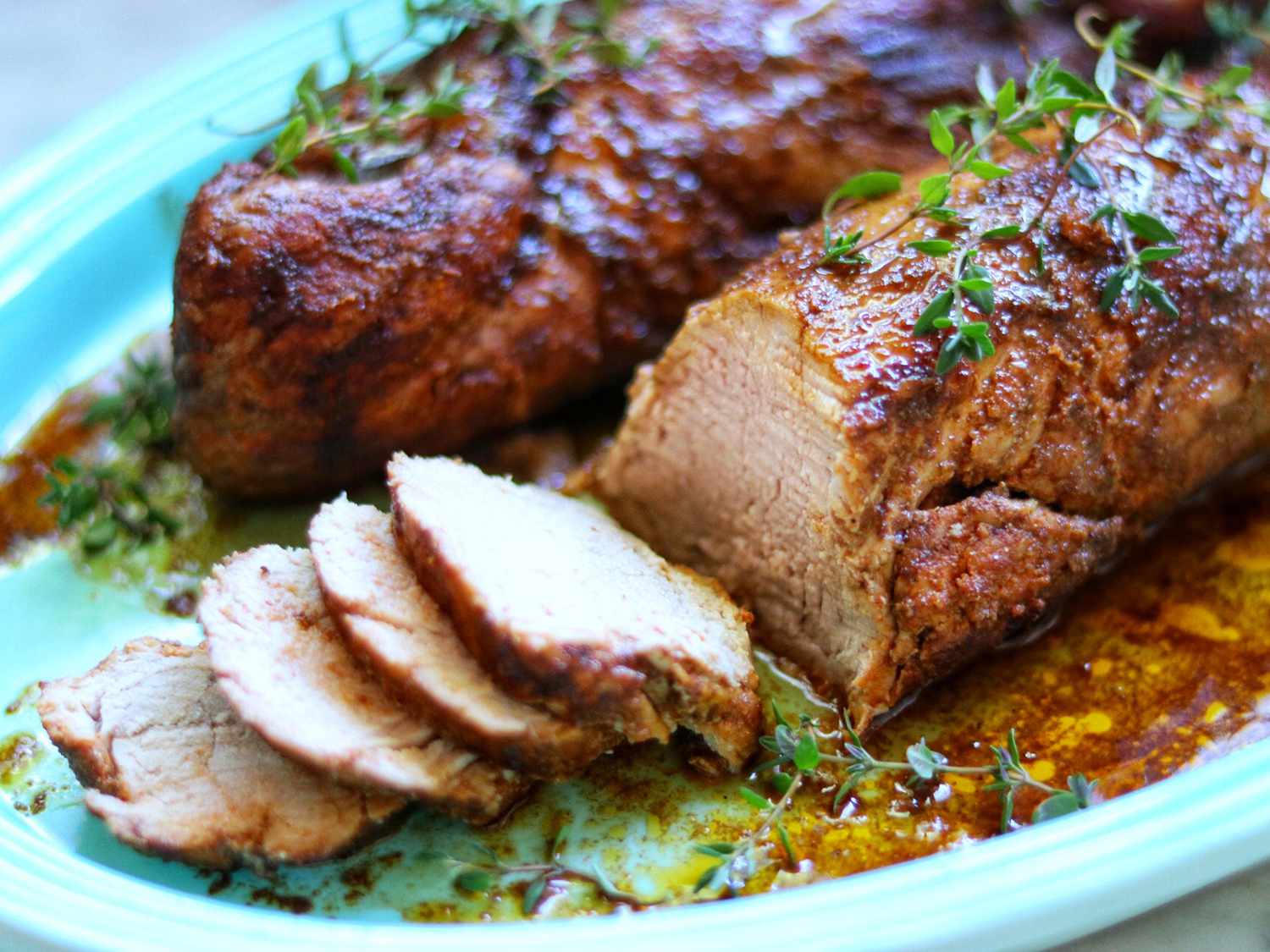 Balsamic Glazed Grilled Pork Tenderloin