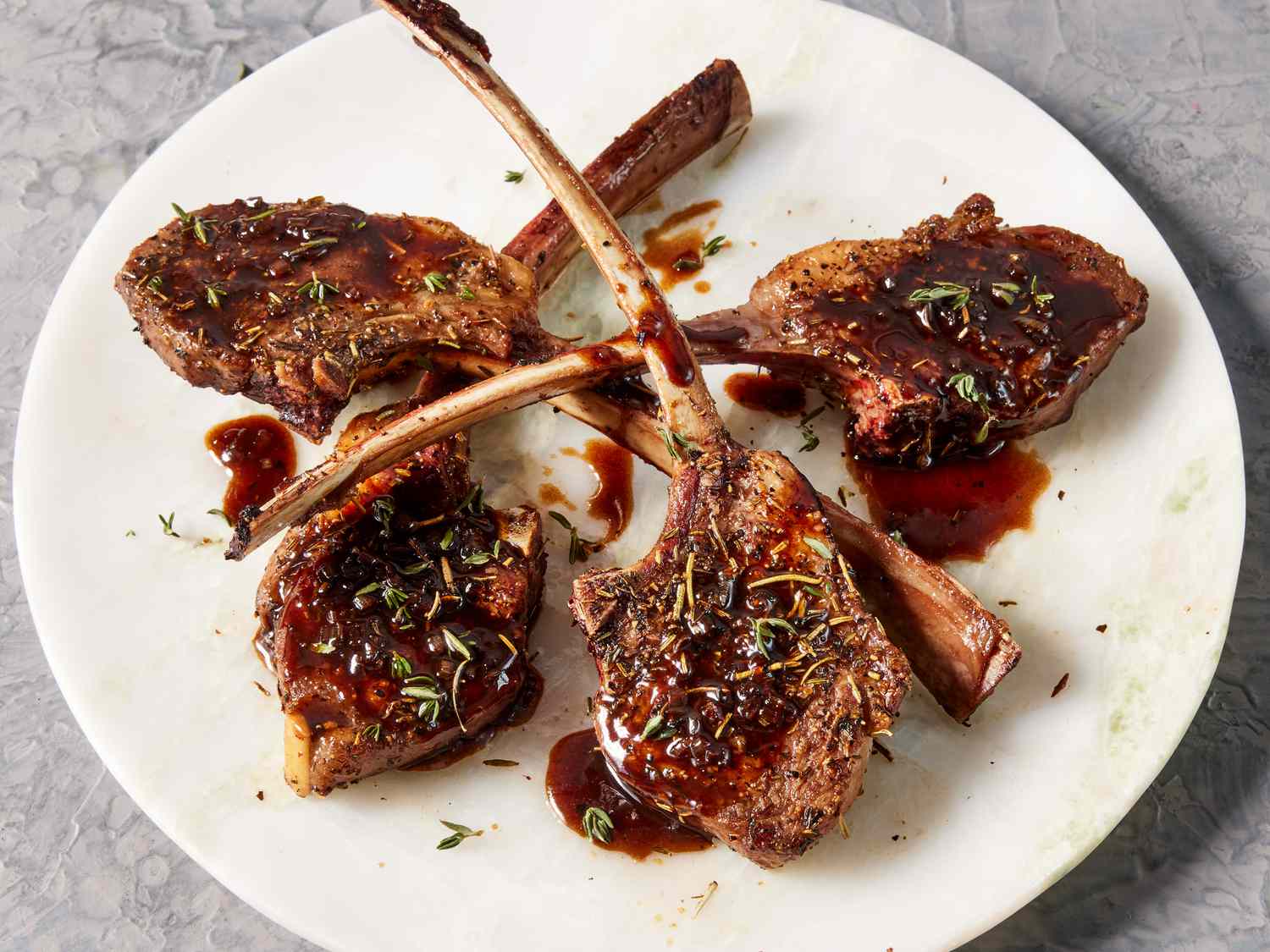 Balsamic-Glazed Lamb Chops