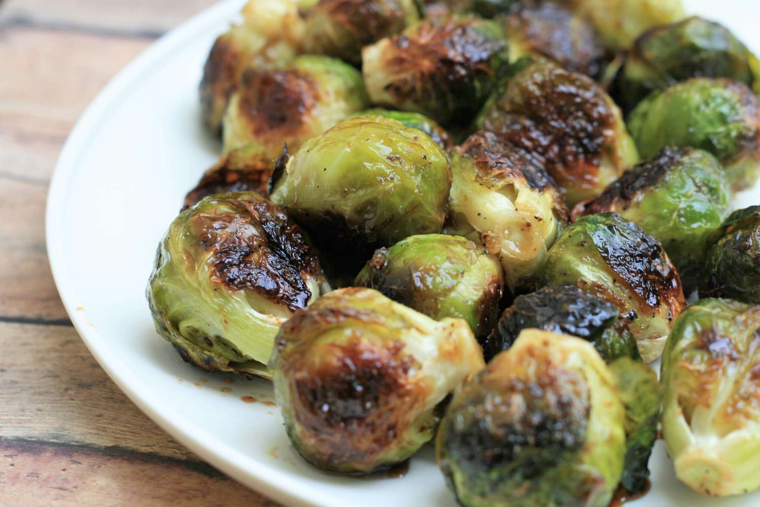 Balsamic Honey Roasted Brussels Sprouts