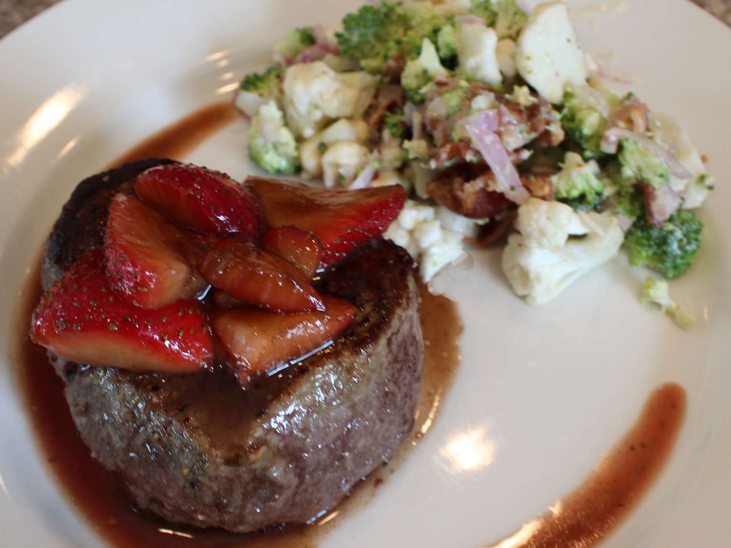 Balsamic Strawberry Filet Mignon