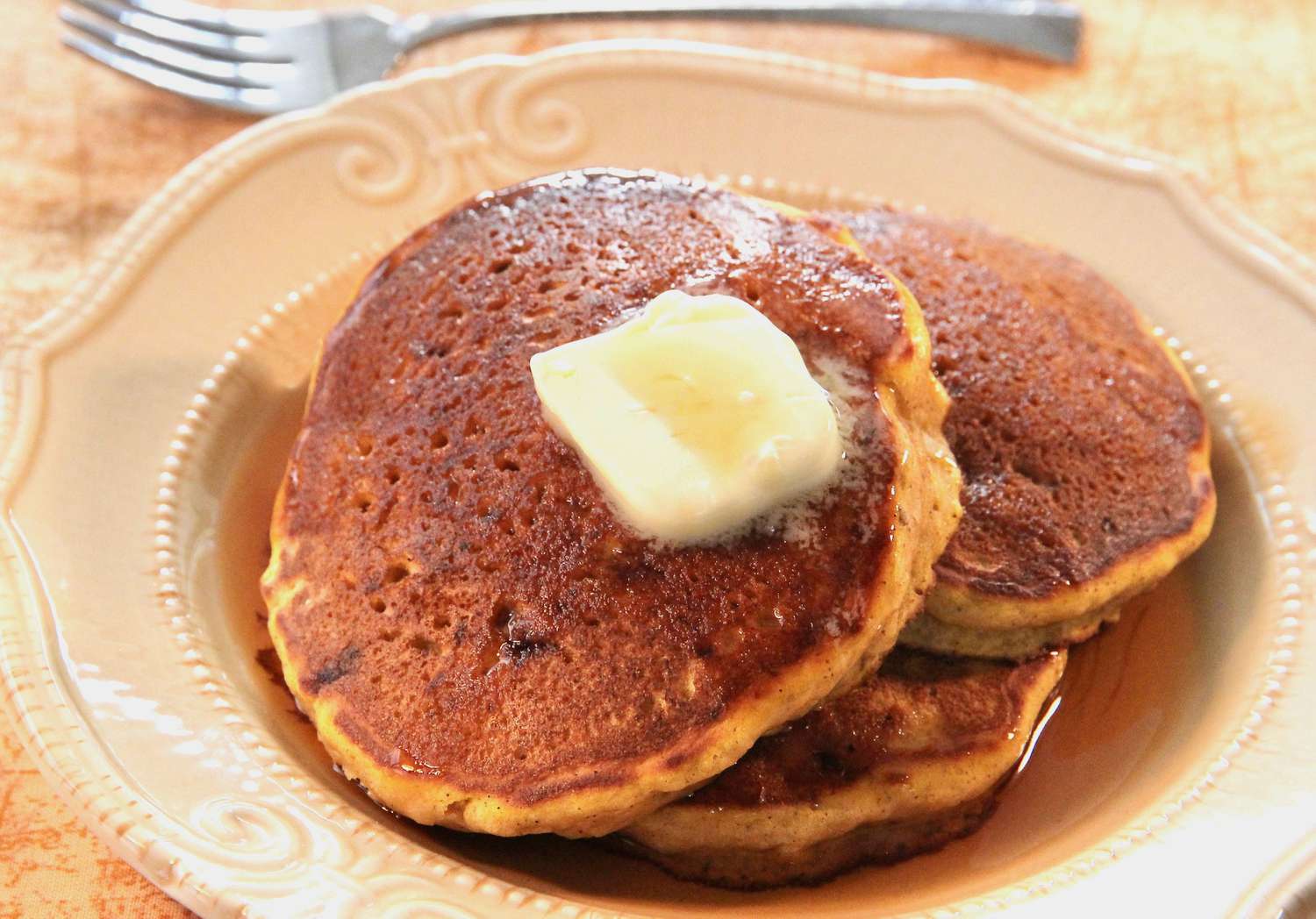 Banana Pumpkin Pancakes