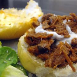 Barbecue Shredded Beef Sandwiches