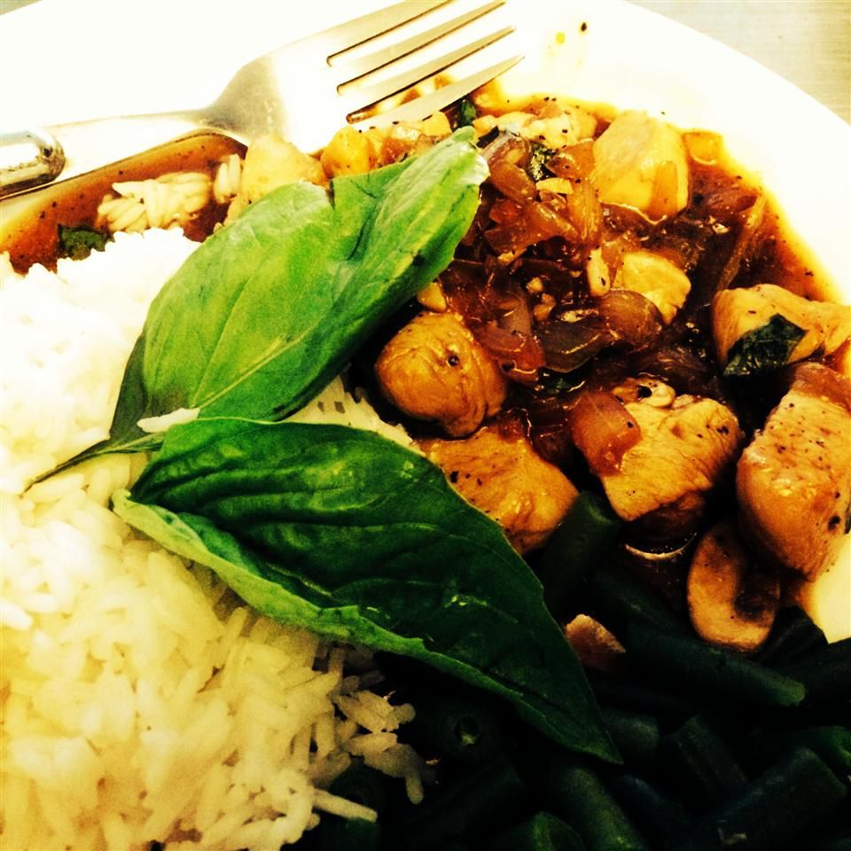 Basil Infused Spicy Chicken