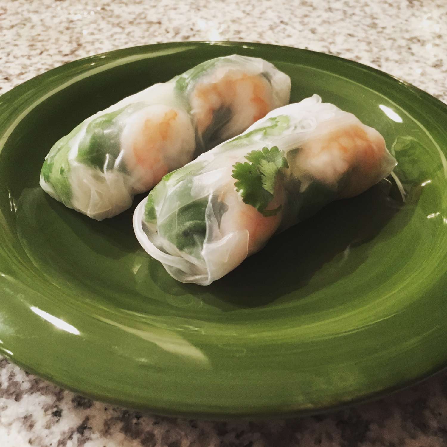 Basil Spring Rolls with Hoisin-Peanut Sauce